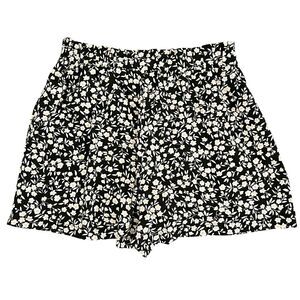 Boohoo Womens Shorts Size 10 Floral High Waist Casual Modern Y2K 90's Bohemian